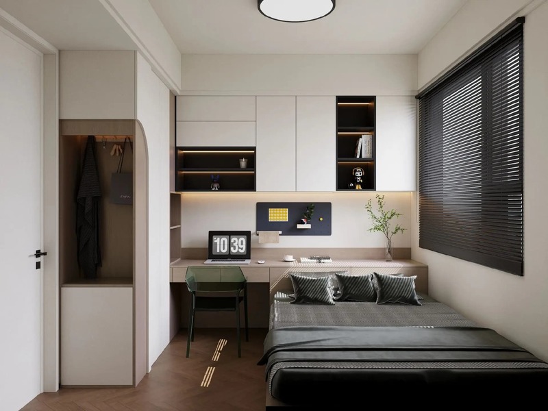 Mẹo nhỏ giúp tối ưu không gian cho thiết kế phòng ngủ nhỏ 10m2